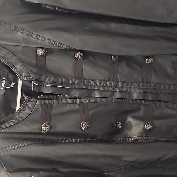 Leather Military Jacket (Torrid) - Picture 2 of 5